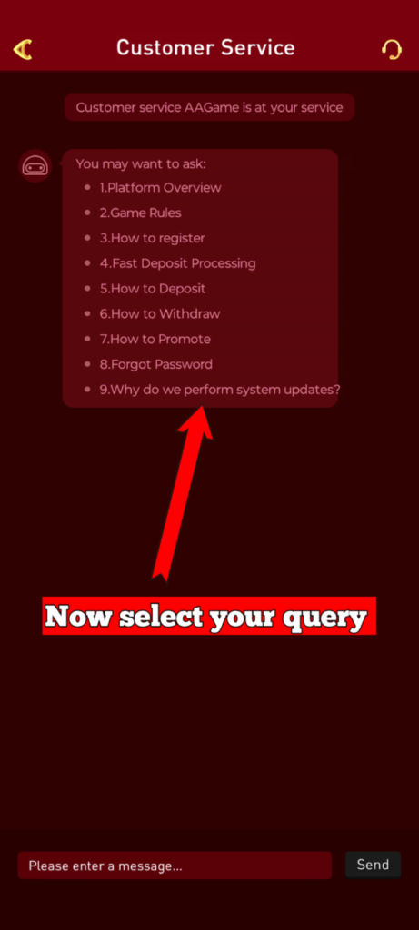 AA Game Customer Care